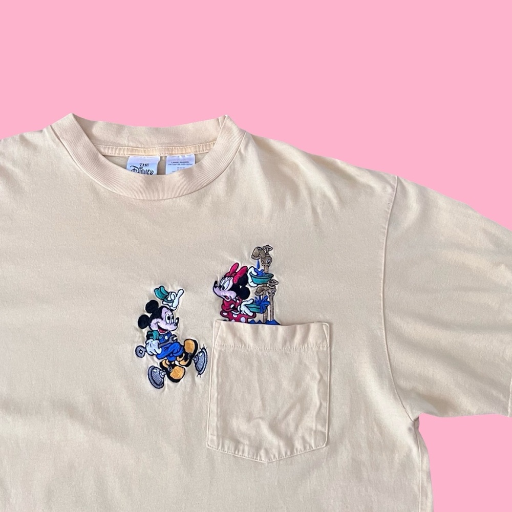 Vintage Disney Mickey Minnie Mouse T-shirt - Picture 2 of 5